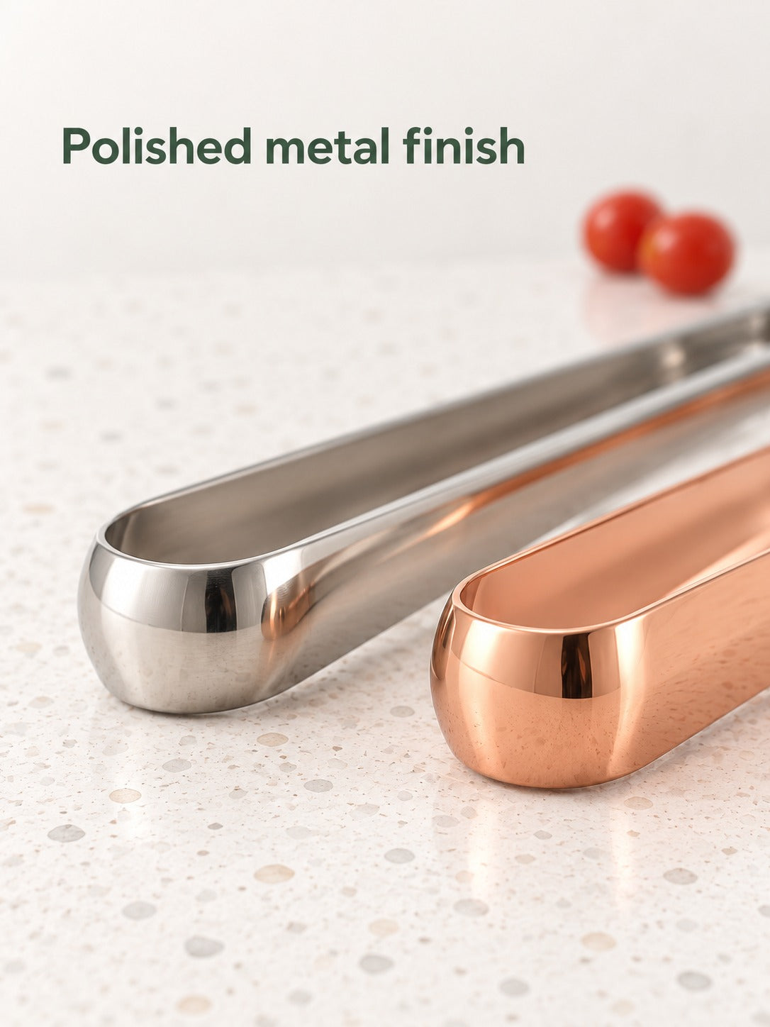 Rose Gold Stainless Steel Ice Clip for Bars & Buffets