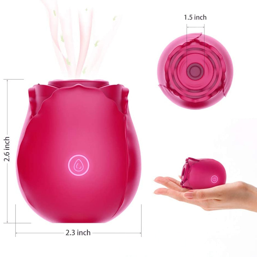 Rose Suction Vibrator for Targeted Clitoral Pleasure