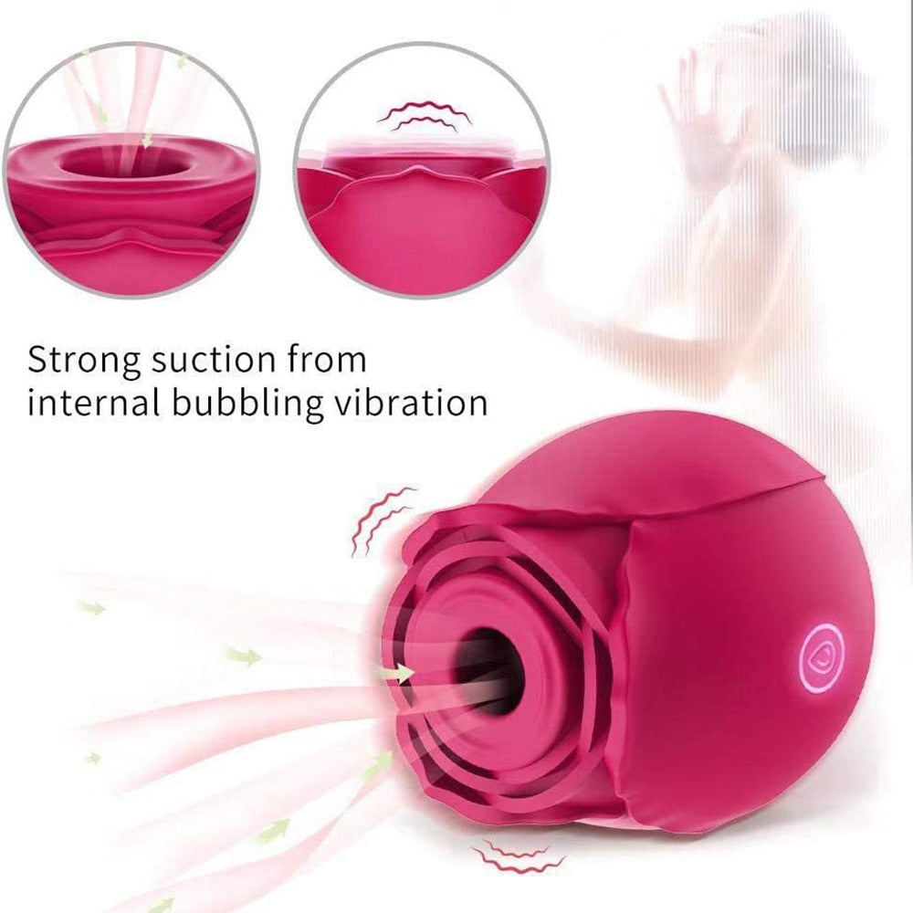 Rose Suction Vibrator for Targeted Clitoral Pleasure