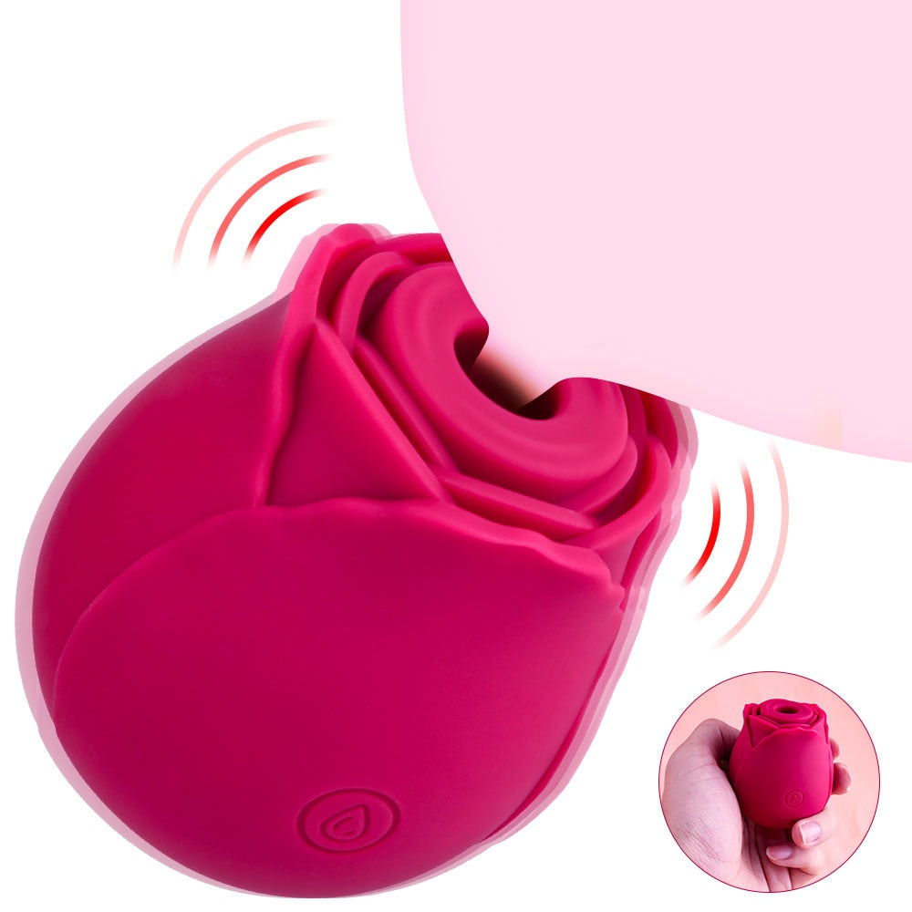 Rose-Shaped Clitoral Stimulator for Targeted Pleasure