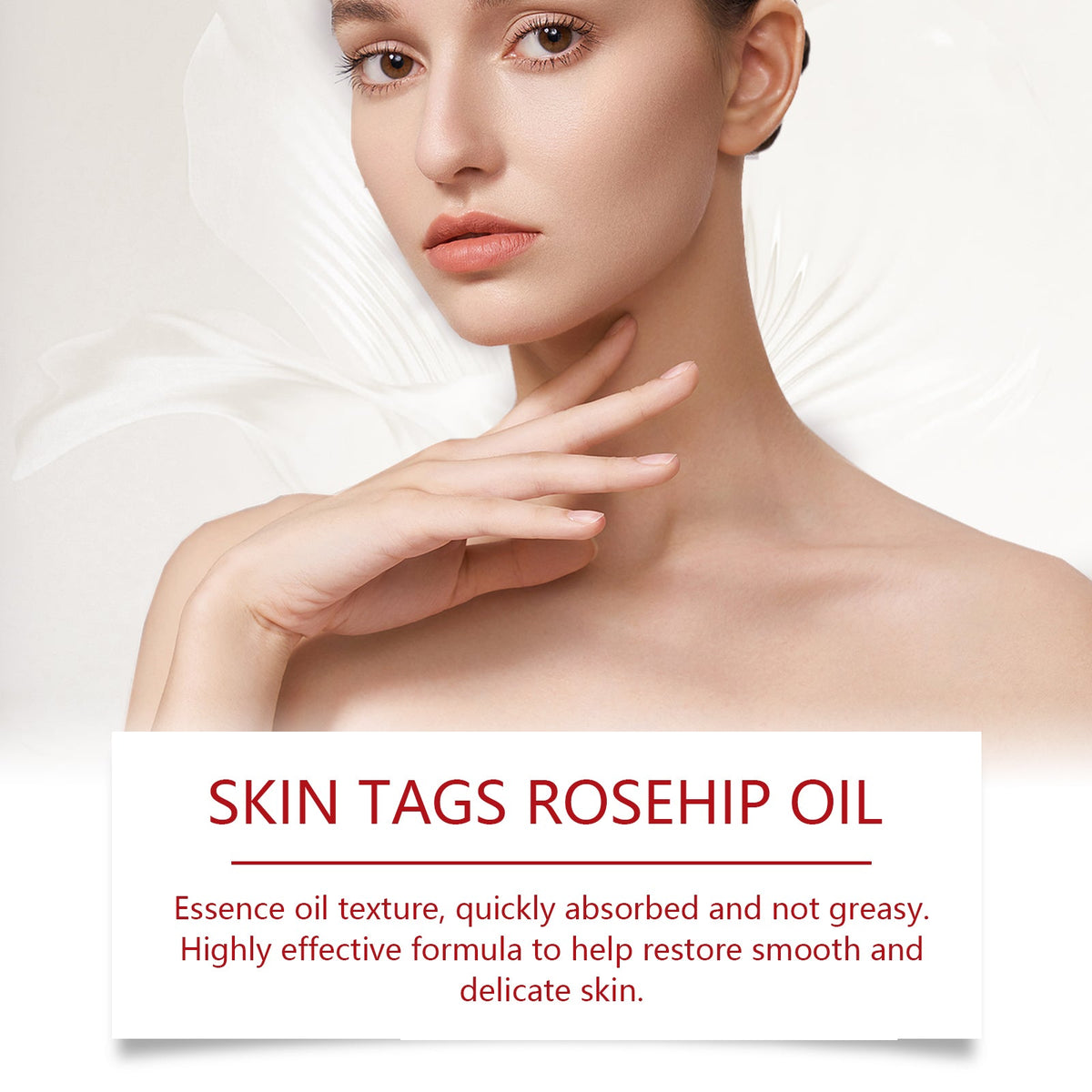 Rosehip Skin Tag Oil With Tea Tree & Hyaluronic Acid