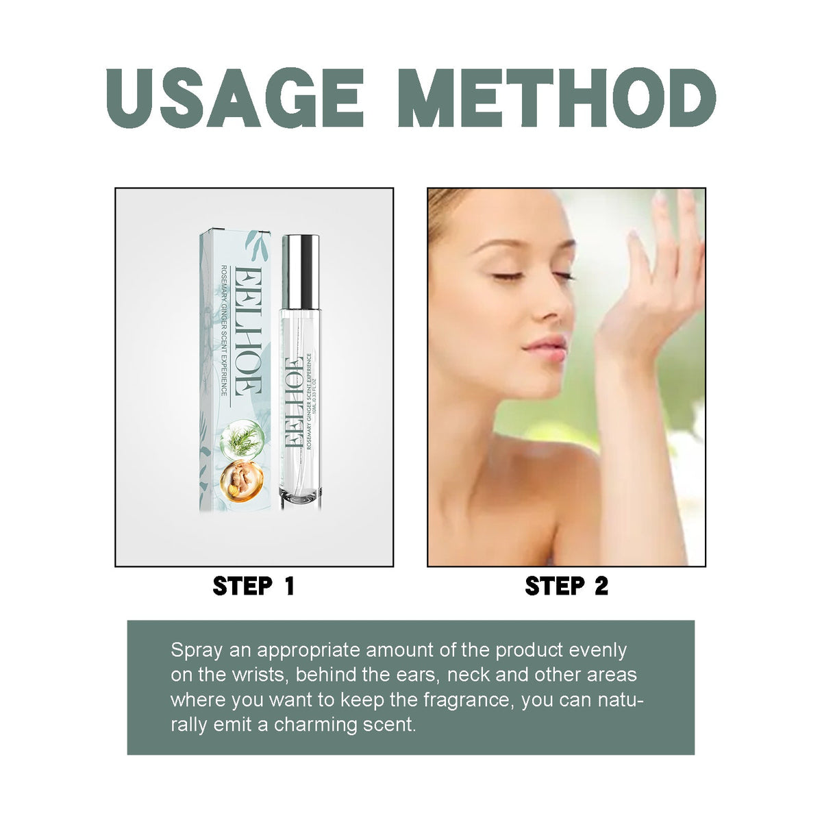 Rosemary Ginger Perfume for Portable Everyday Wear
