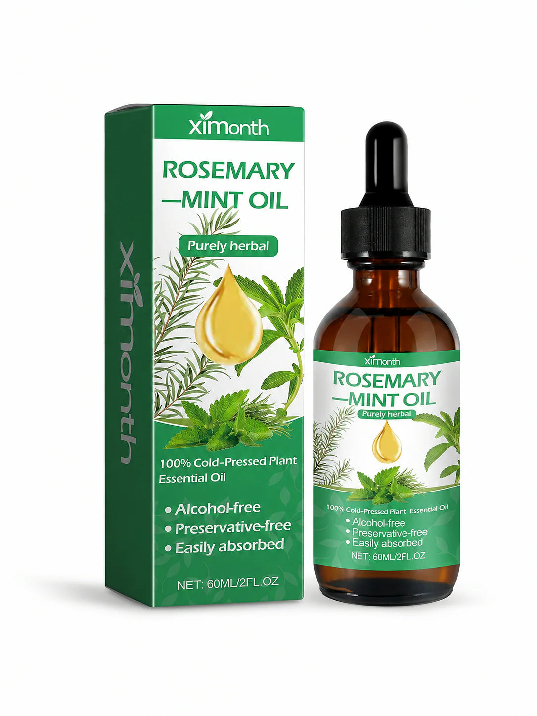 Rosemary Mint Oil — Nail Repair & Hair Strengthening Serum