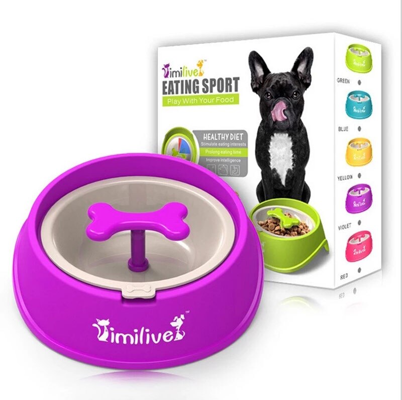 Rotary Slow Feeder Dog Bowl for Healthier Daily Eating