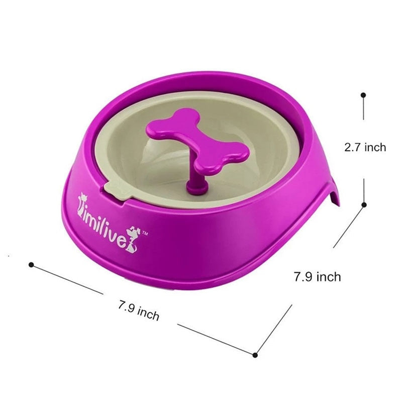 Rotary Slow Feeder Dog Bowl for Healthier Daily Eating
