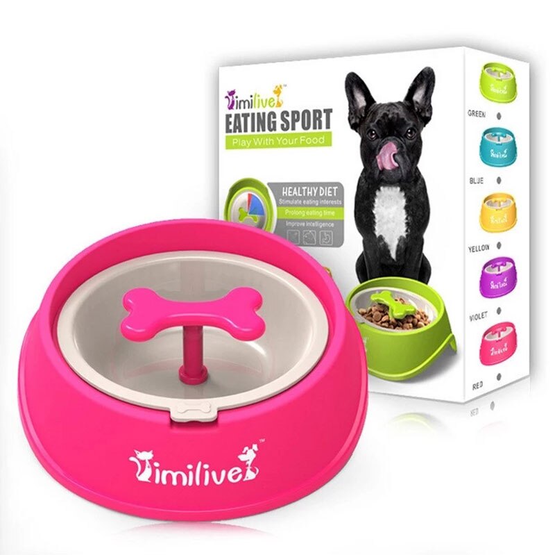 Rotary Slow Feeder Dog Bowl for Healthier Daily Eating