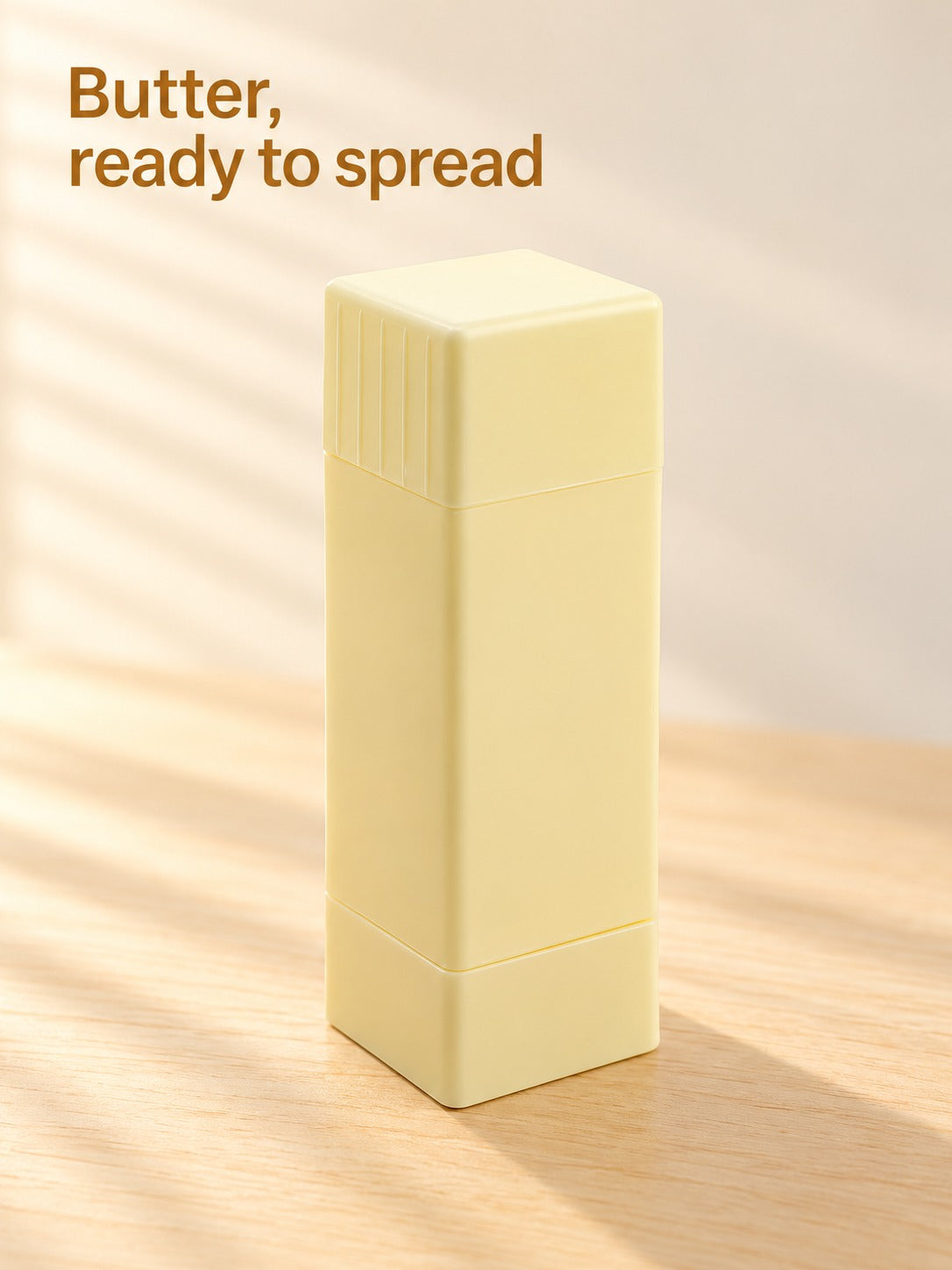 Rotary Butter Stick Holder with Cutter for Easy Spreading