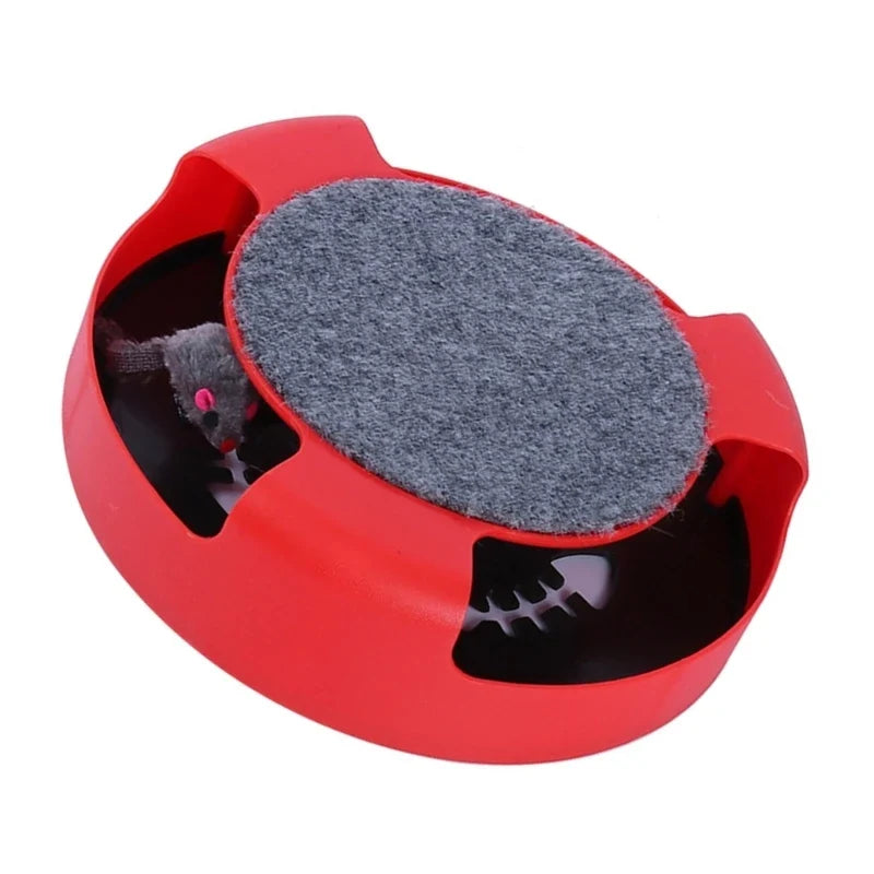 Interactive Cat Wheel Puzzle Toy for Indoor Cat Play