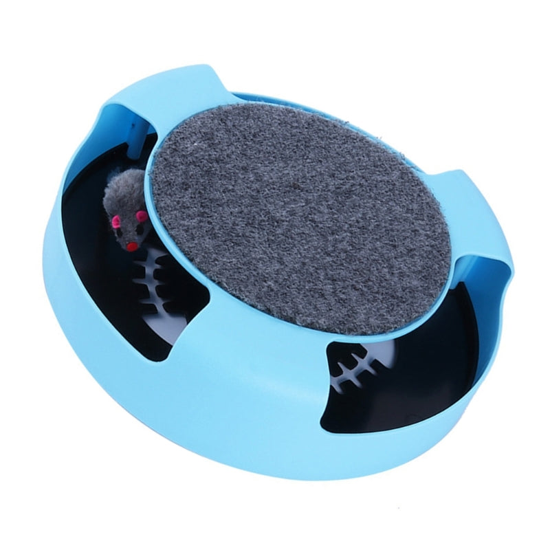 Interactive Cat Wheel Puzzle Toy for Indoor Cat Play