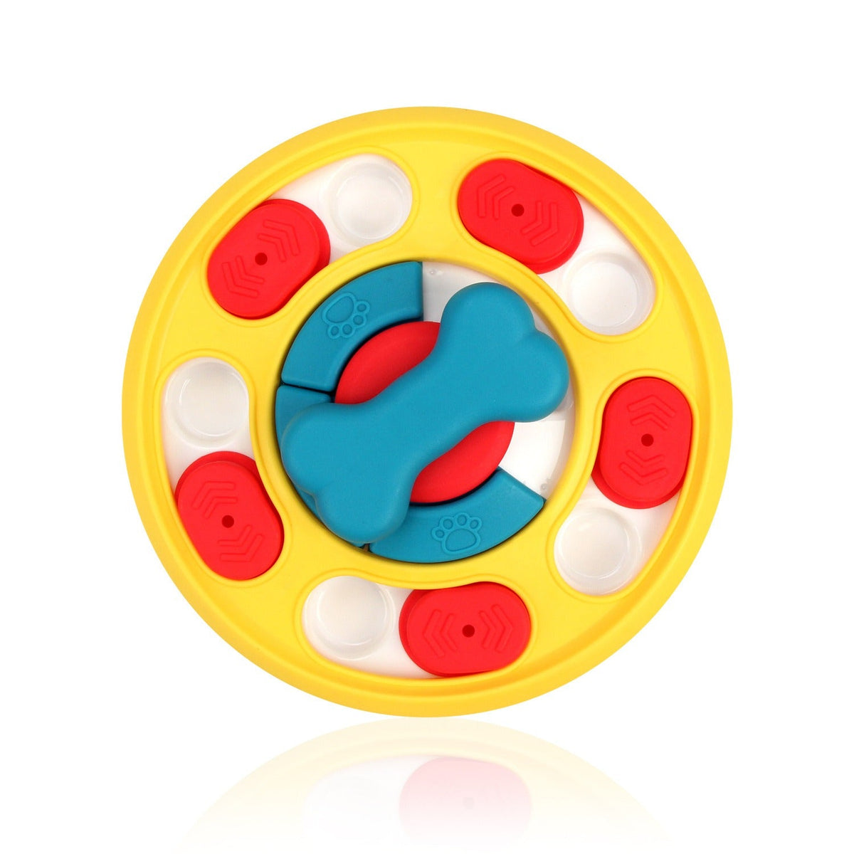 Rotating Slow Feeder Dog Bowl for Mental Enrichment