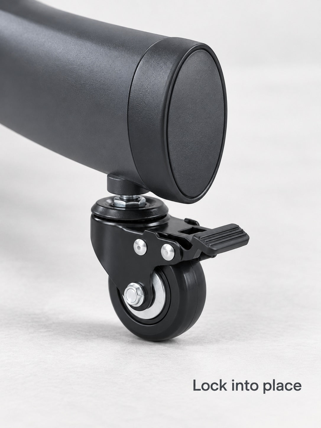 Rotating Mobile TV Stand with Height & Tilt Adjustment