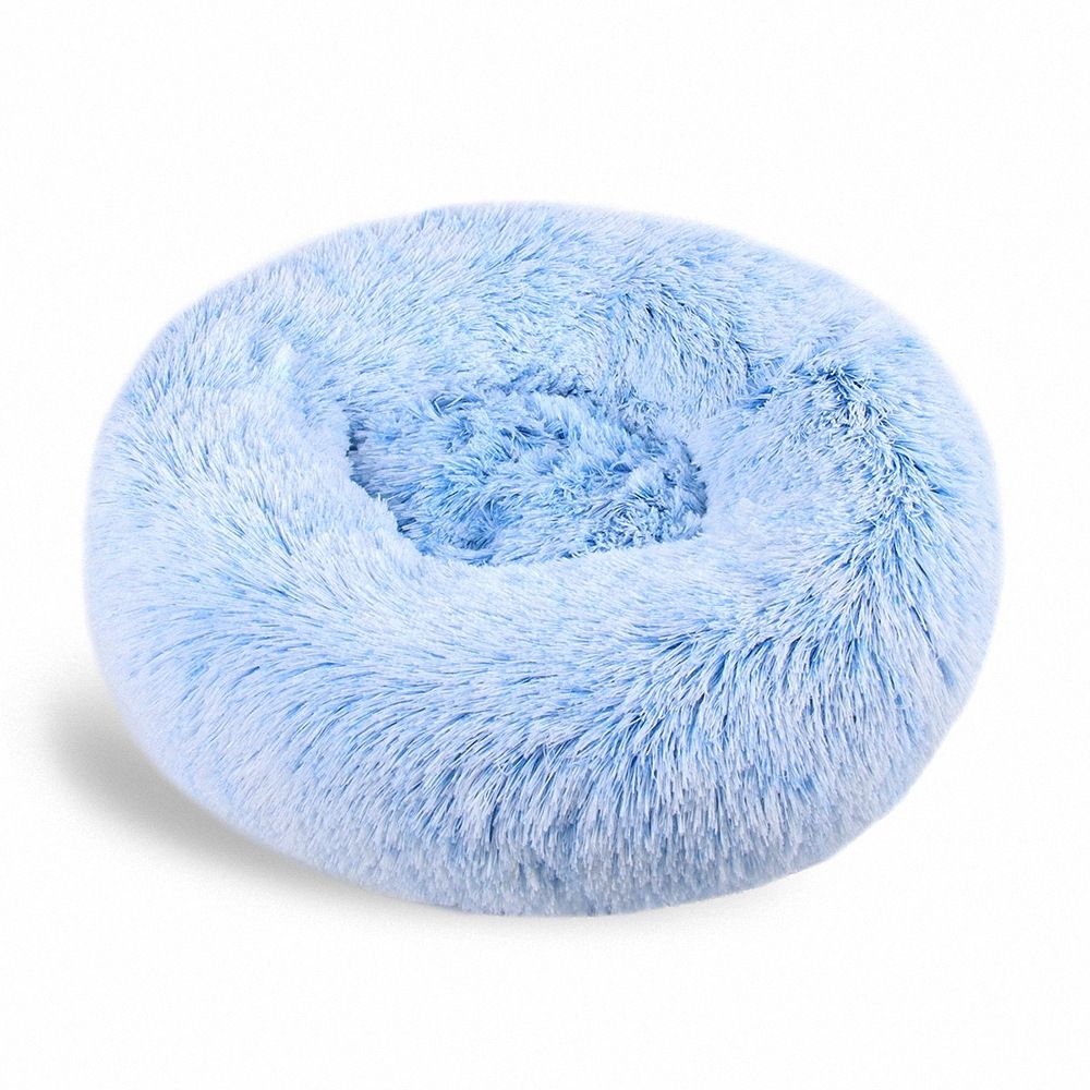 Round Donut Pet Bed for Cats & Small Dogs | Cozy Nest