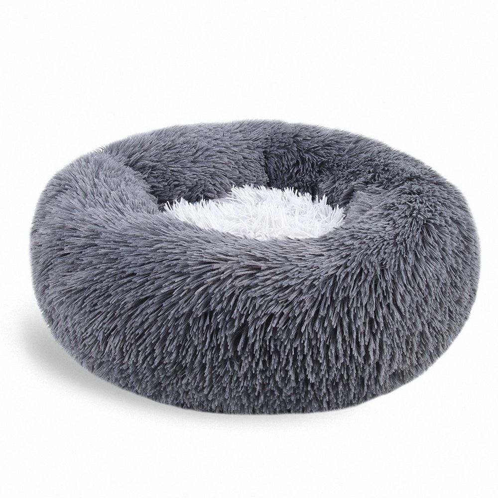 Round Donut Pet Bed for Cats & Small Dogs | Cozy Nest