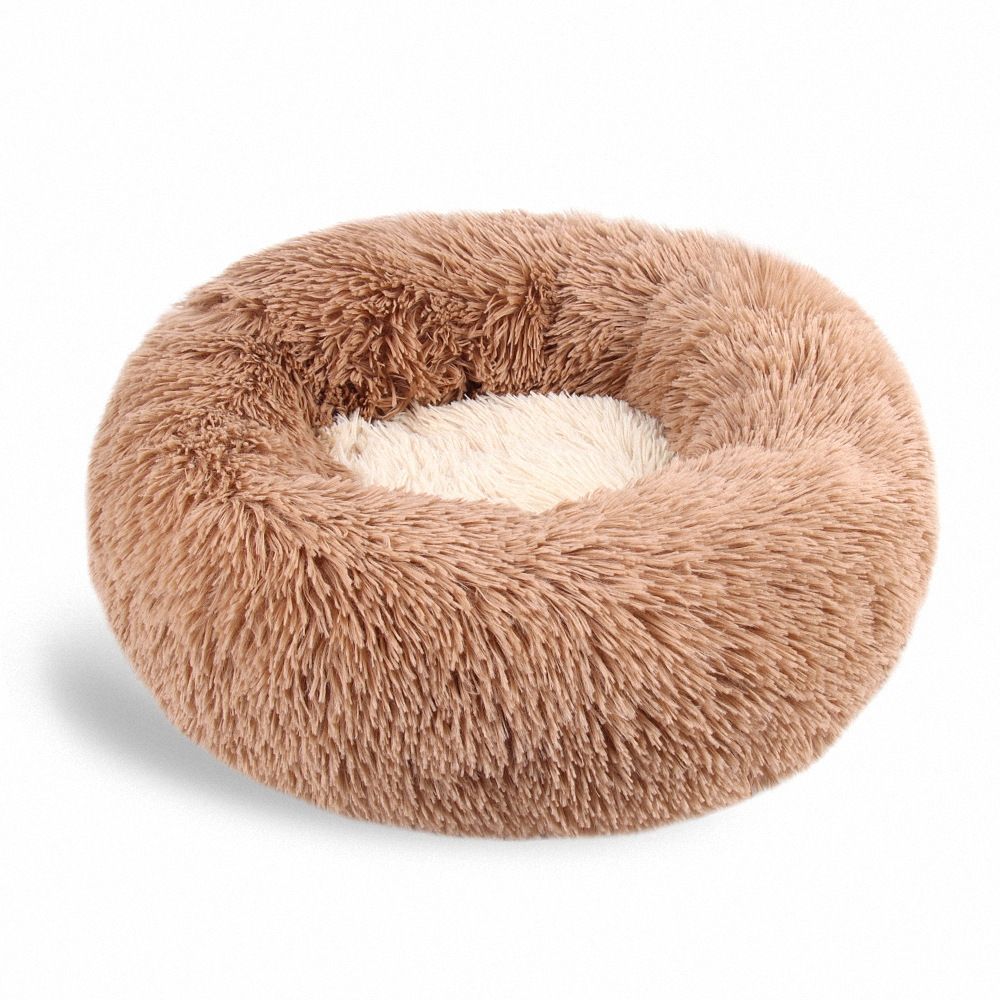 Round Donut Pet Bed for Cats & Small Dogs | Cozy Nest