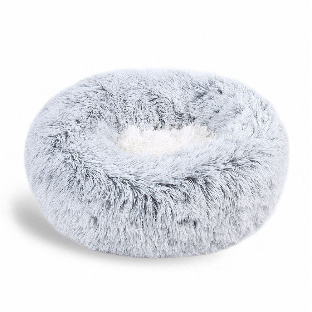 Round Donut Pet Bed for Cats & Small Dogs | Cozy Nest