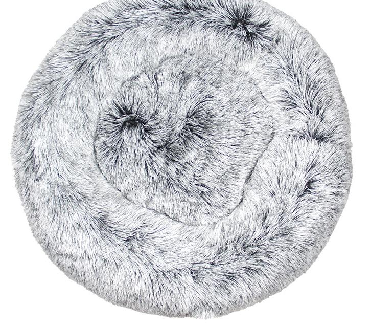 Round Plush Pet Bed for Warm, Secure Cozy Nesting