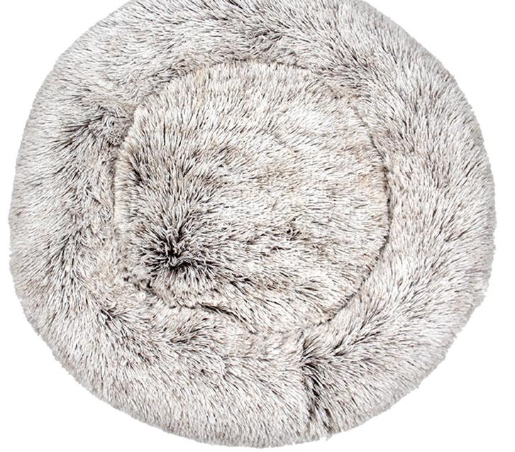 Round Plush Pet Bed for Warm, Secure Cozy Nesting