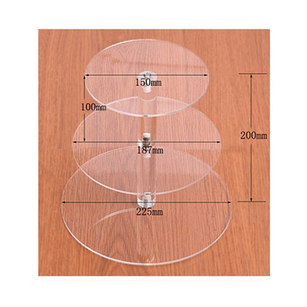 Acrylic Cake Stand for Elevated Dessert Table Displays