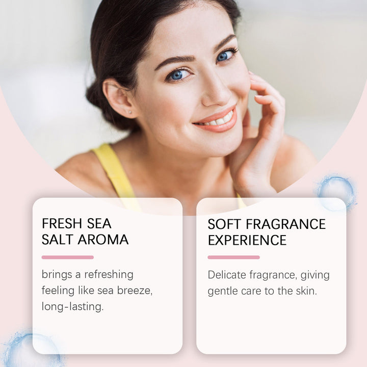 Sea Salt Body Spray for Fresh Ocean-Air Soft Musk Scent