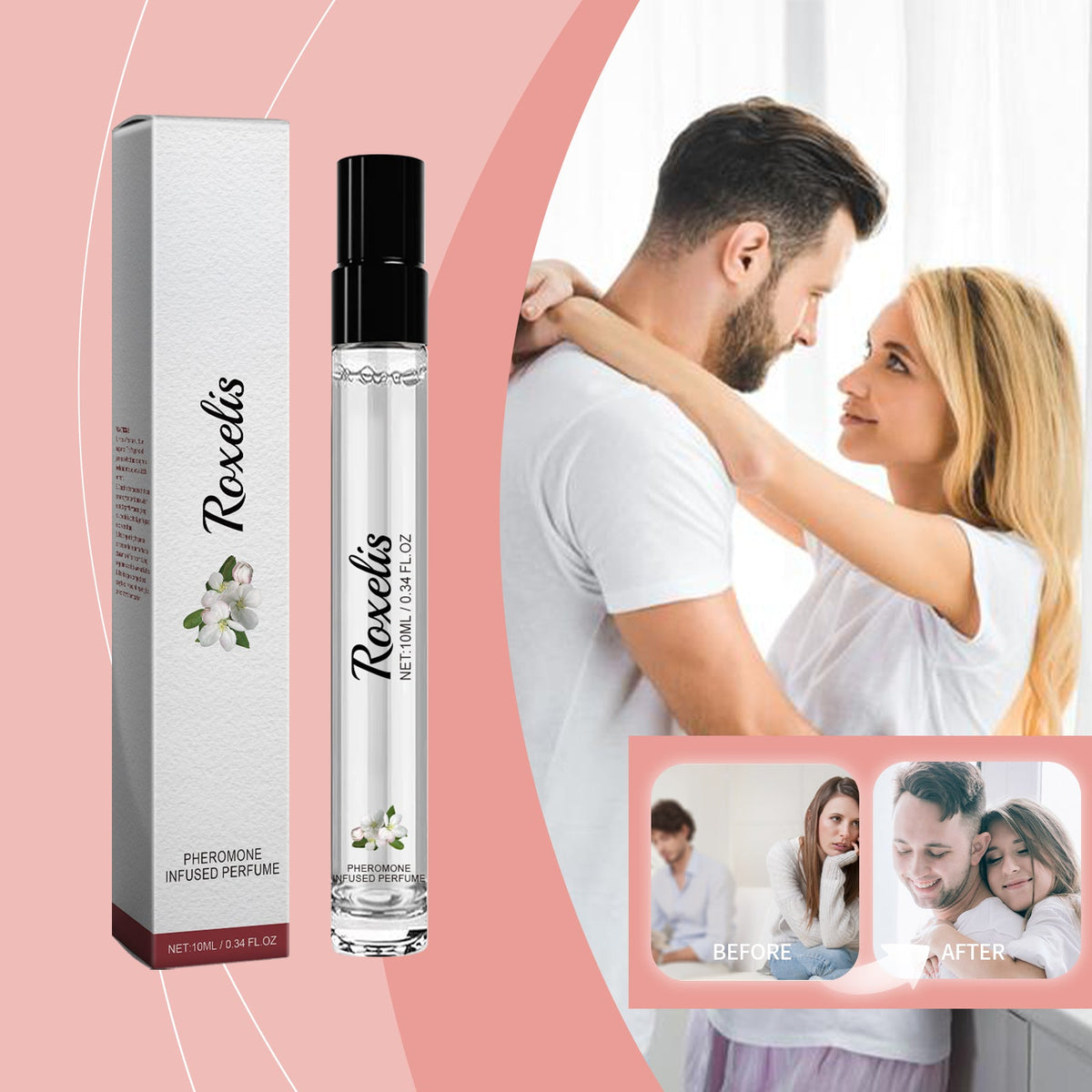 Men's Pheromone Perfume – Long-Lasting 10 ml Cologne