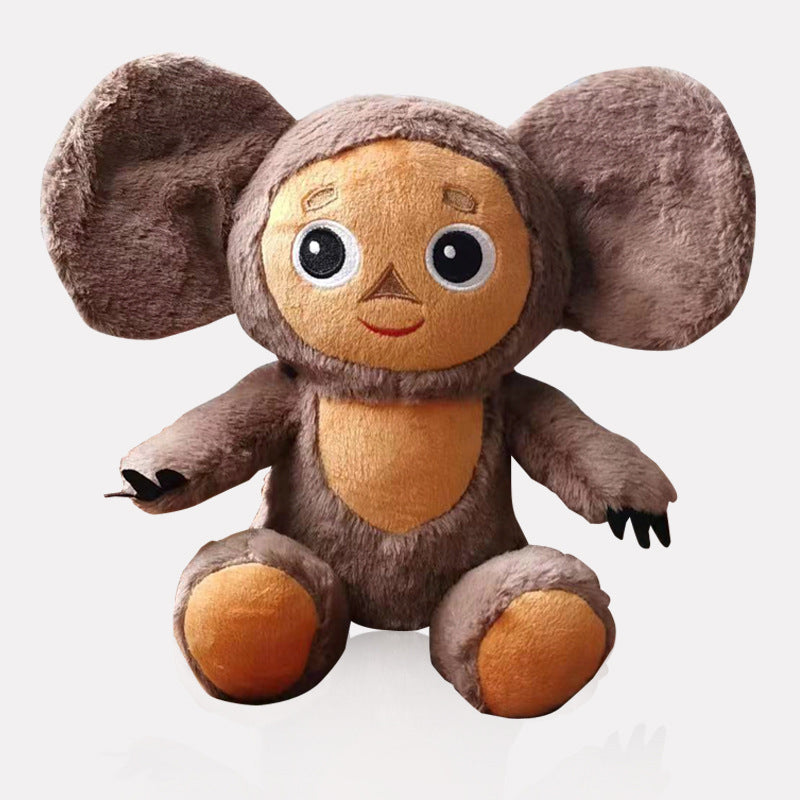 Big Ear Monkey Plush Toy for Cozy, Playful Cuddles