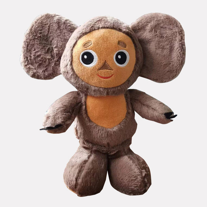 Big Ear Monkey Plush Toy for Cozy, Playful Cuddles