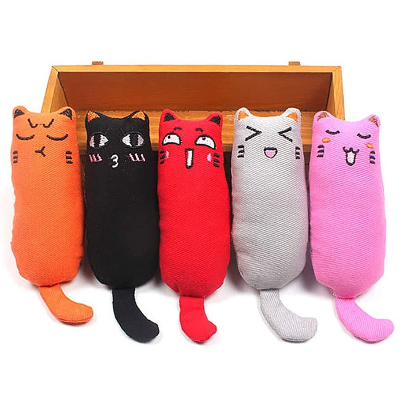 Catnip Plush Cat Toy for Indoor Play & Enrichment