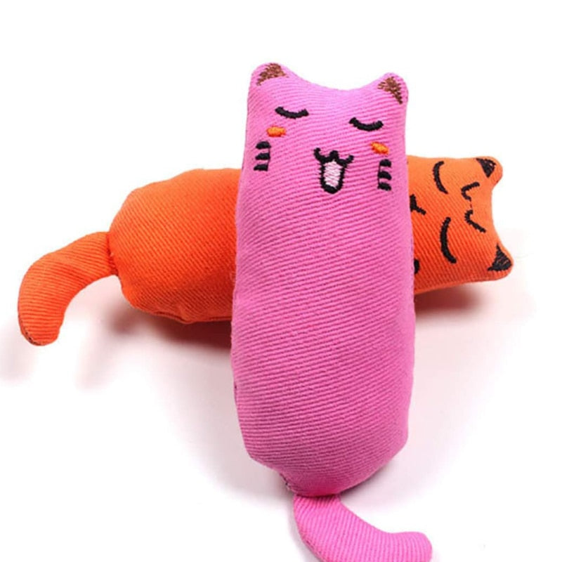 Catnip Plush Cat Toy for Indoor Play and Cozy Cuddles