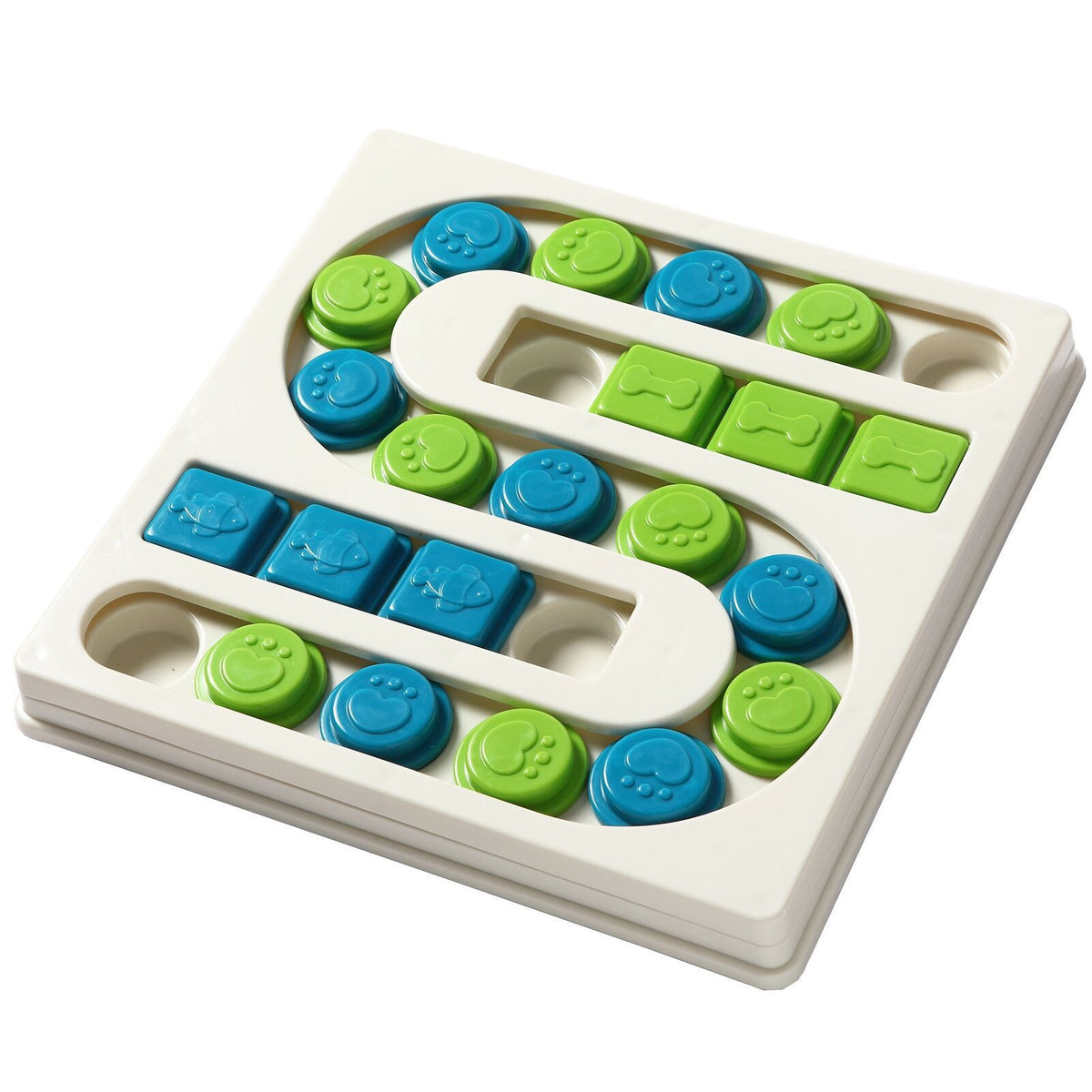 Interactive Dog Puzzle Feeder for Slower Treat Time