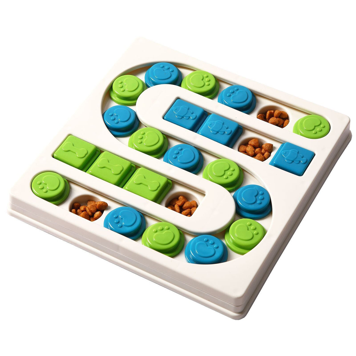 Interactive Dog Puzzle Feeder for Slower Treat Time