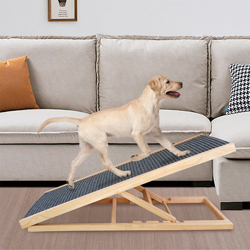 SafeStep Pet Ramp: Non-Slip Adjustable Dog Ladder