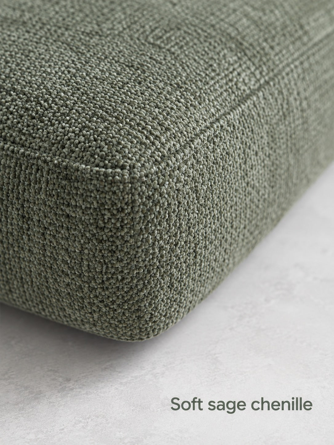 Chenille Armchair with Metal Frame for Reading Corners
