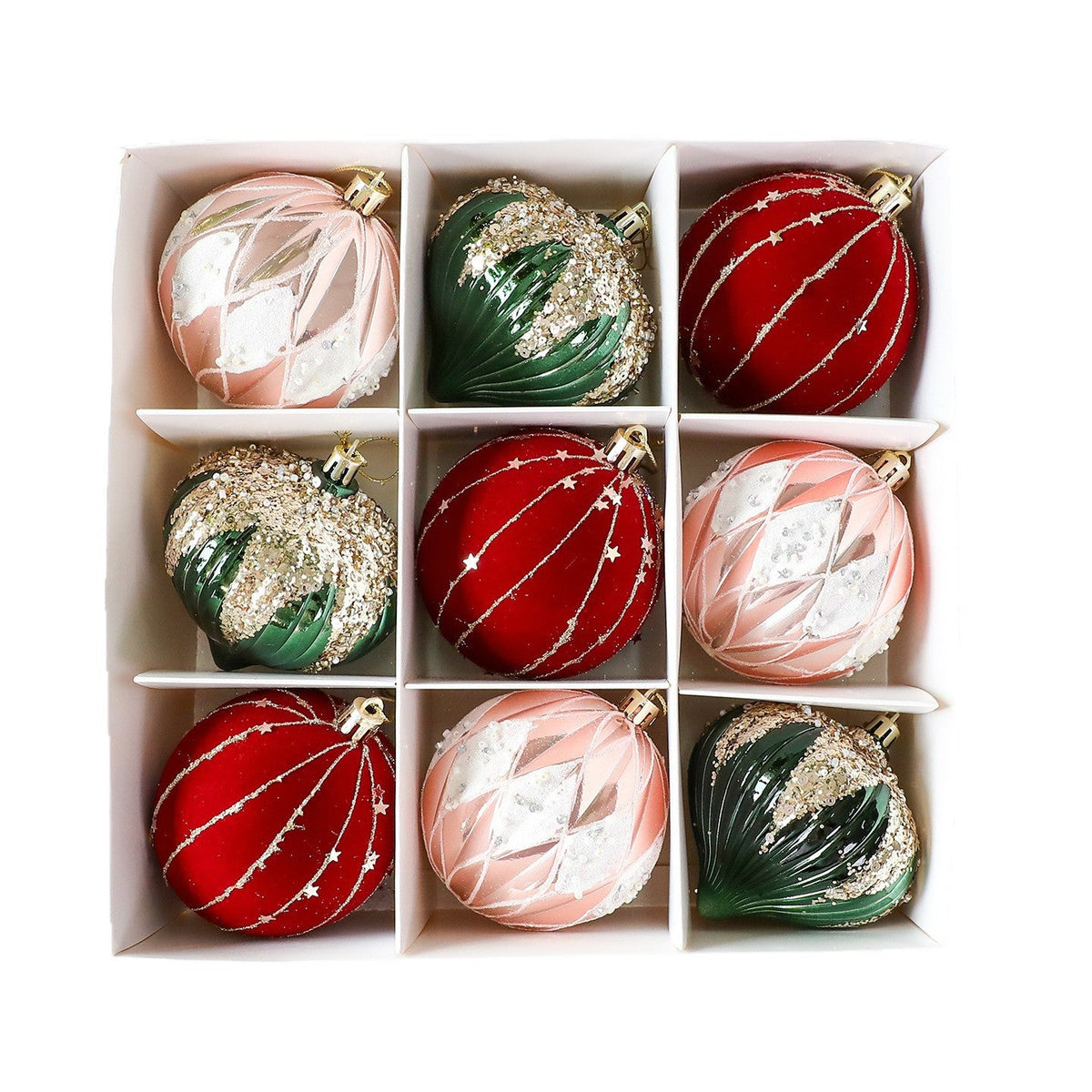 Christmas Ball Ornaments for an Elegant Glitter Tree