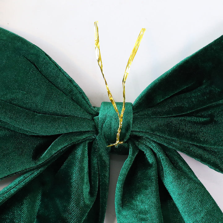 Velvet Christmas Tree Bows for Instant Festive Impact