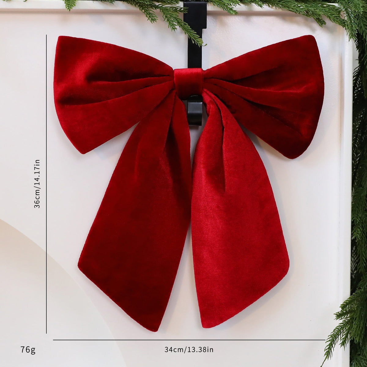 Velvet Christmas Tree Bows for Instant Festive Impact