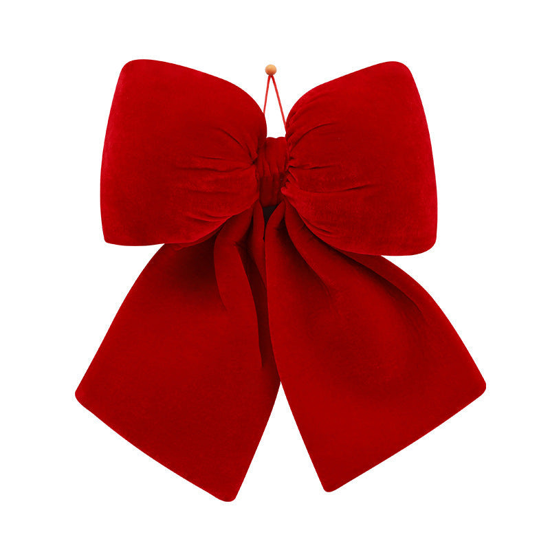 Velvet Christmas Bow Decoration for Luxury Displays