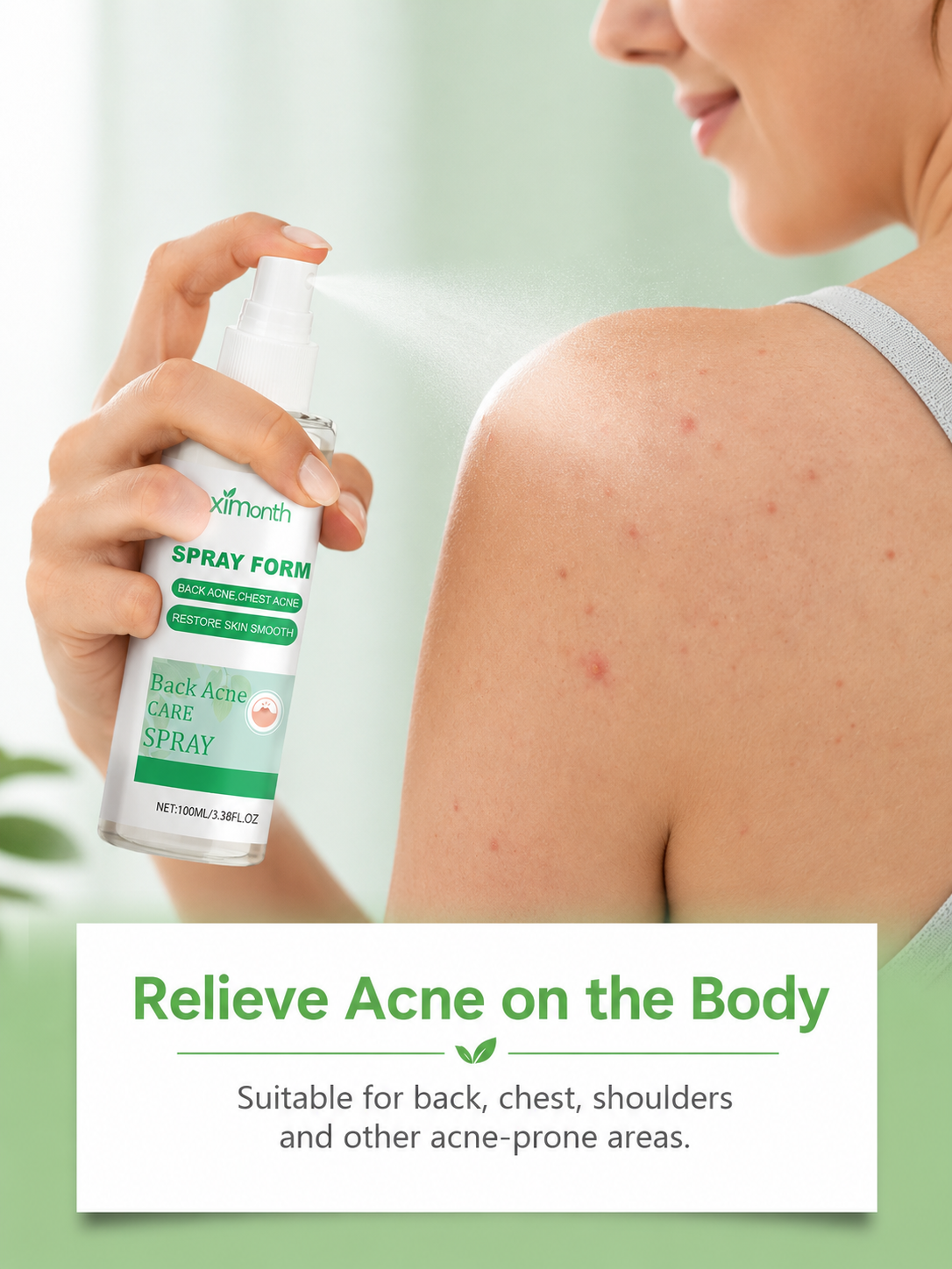 Salicylic Acid Body Acne Spray — Clear Back & Chest Breakouts