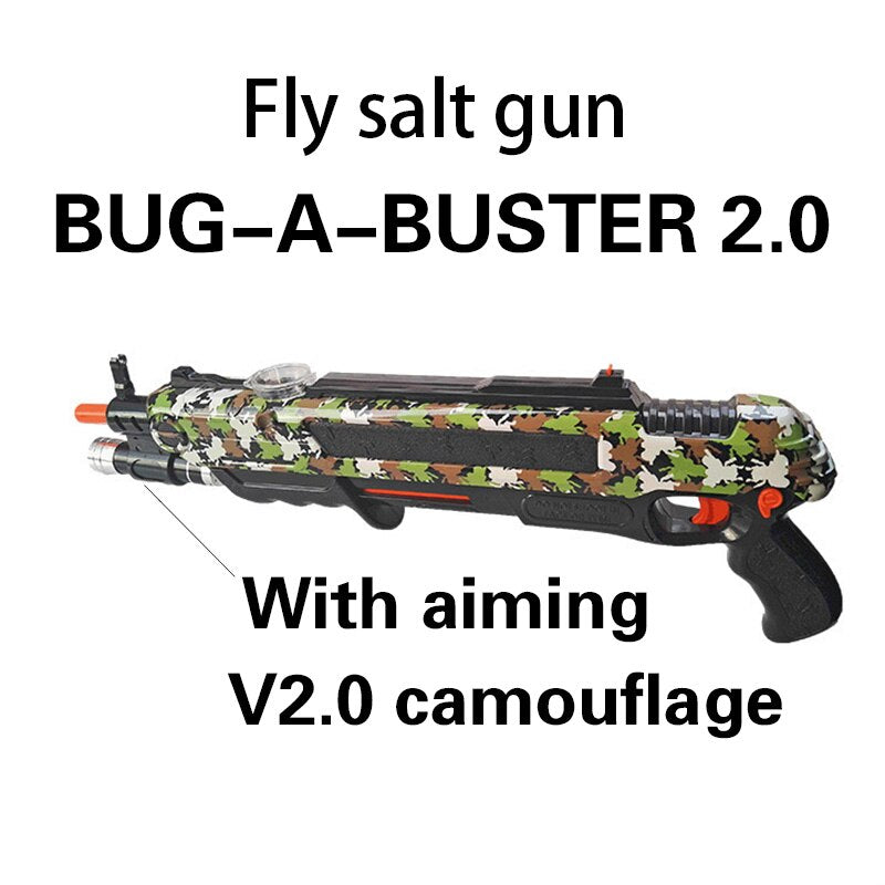 Salt Gun Bug Blaster for Close-Range Indoor Fly Control