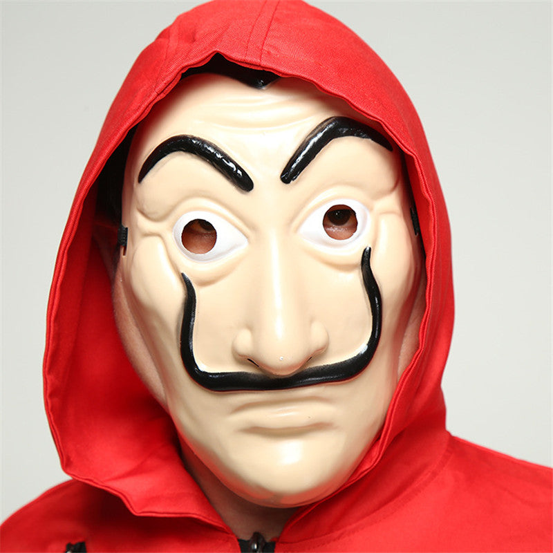 Money Heist Cosplay Costume Red Jumpsuit With Mask