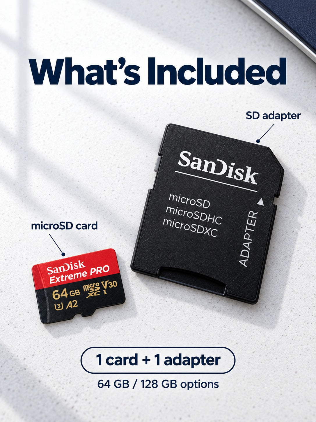 microSD Card 170MB/s for 4K Video and Phone Storage