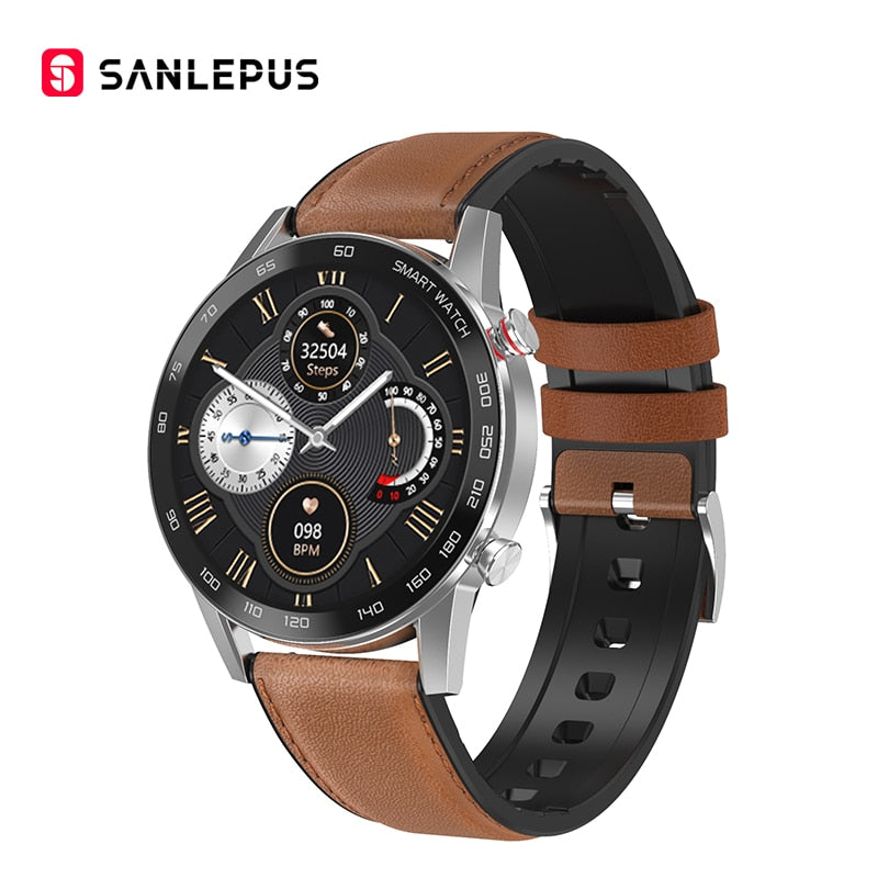 ECG Smartwatch with Heart Check & IP68 Waterproof Design