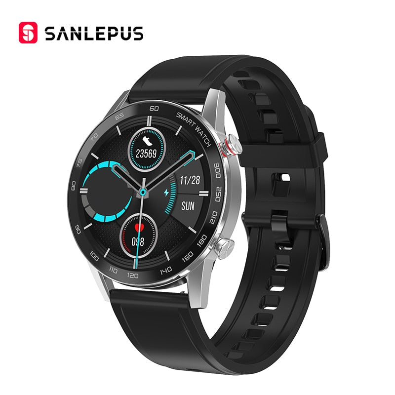 ECG Smartwatch with Heart Check & IP68 Waterproof Design