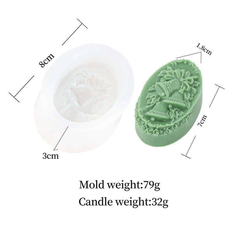 Christmas Candle Molds for Detailed Holiday Designs