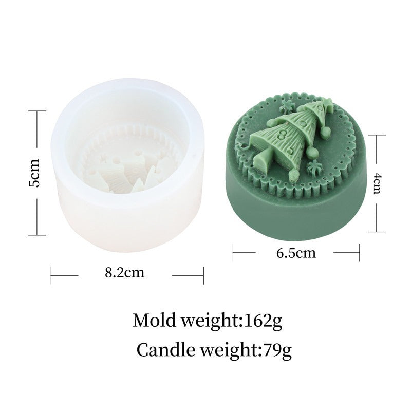 Christmas Candle Molds for Detailed Holiday Designs