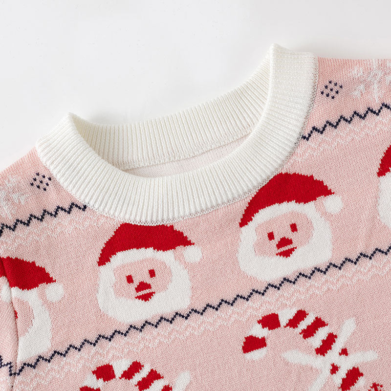 Santa Claus Baby Knitted Sweater For Cozy Holidays