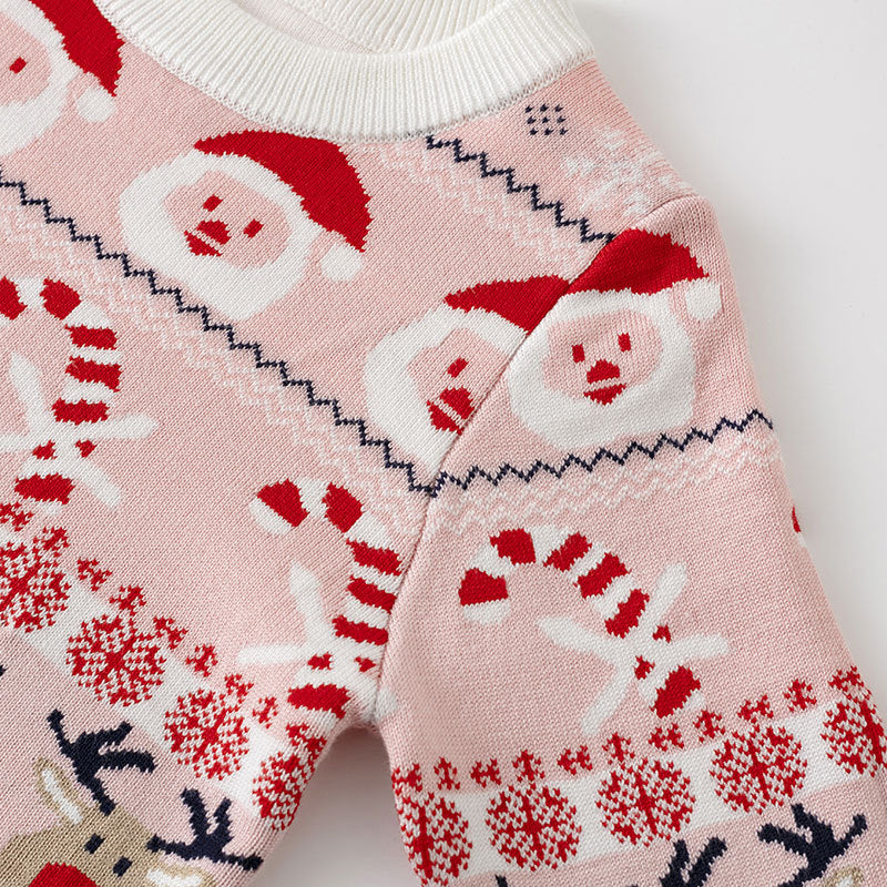 Santa Claus Baby Knitted Sweater For Cozy Holidays