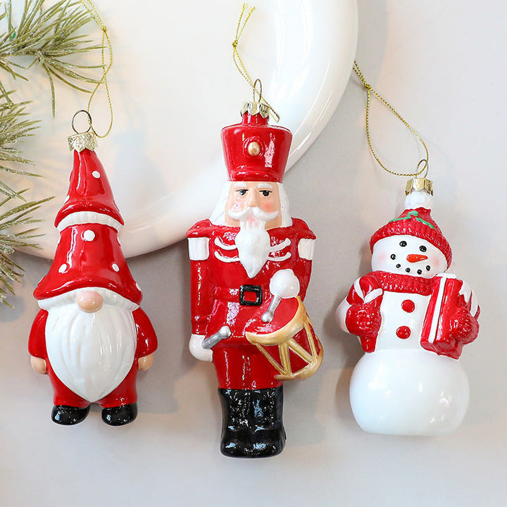 Santa Christmas Ornament for Classic Festive Tree Charm