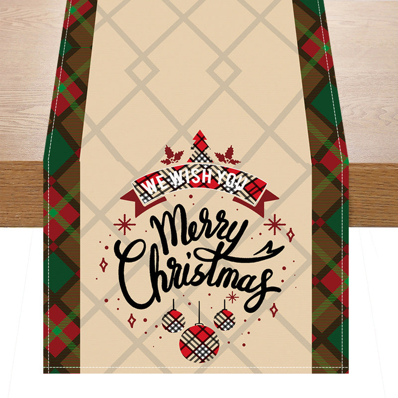 Christmas Table Runner for Festive Holiday Table Decor