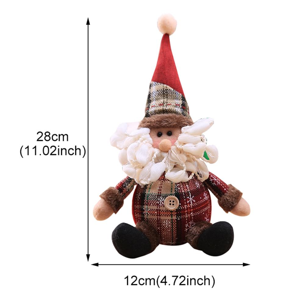 Plush Christmas Ornaments for Cozy Holiday Displays