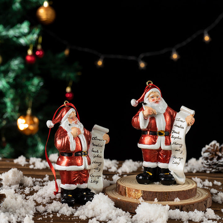 Santa Claus Christmas Pendant Ornament for Festive Trees